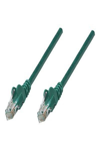 Intellinet nätverkspatchkabel, Cat5e, 2m, grön, CCA, U/UTP - 318990