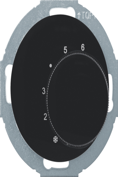 Berker 20262035 Thermostat d'ambiance R.Classic Noir