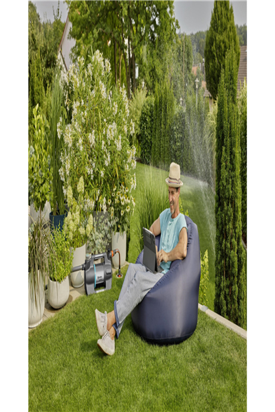 Pompe de jardin Gardena 5600 Silent+, portée de 47 m