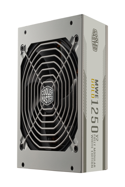 Cooler Master MPE-C501-AFCAG-3GEU MWE Gold 1250 V2 White, ATX3.0, 1250W, 90%, 140mm, 3x PCIe 6+2 - ATX - Power Supply - MPE-C501-AFCAG-3GEU