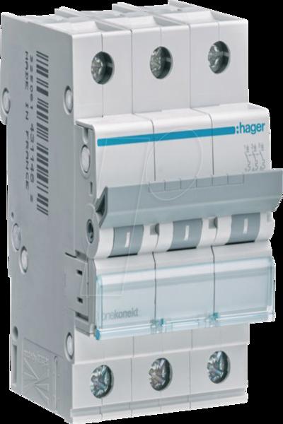 Hager MCN325 - 50 - 60 Hz - 25 A - 3P
