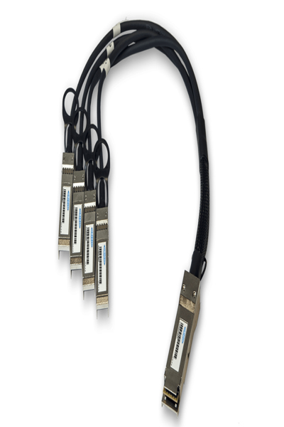 Origin Storage X4DACBL3 Intel Compatible Direct Attach Copper Breakout Cable 40GBase-CU QSFP+ to - Cable - 3 m - X4DACBL3-OS