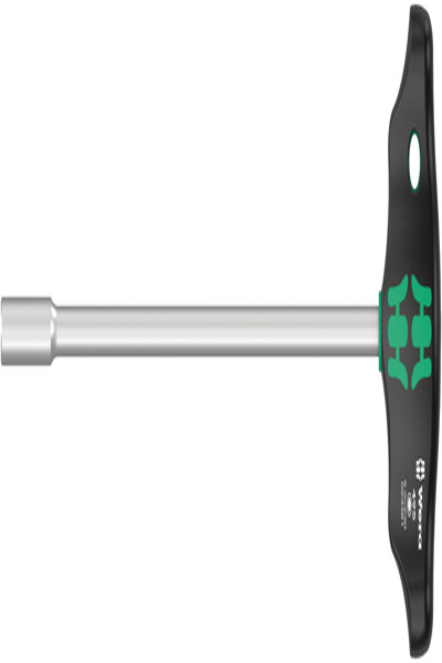 Wera 495, Clé à douille, 1 pièce(s), Noir, Argent, 9,9 cm, 23 cm, Poignée en T