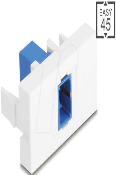 Delock Easy 45 Modul SC Simplex Buchse zu blau weiÃƒÅ¸ - 90896