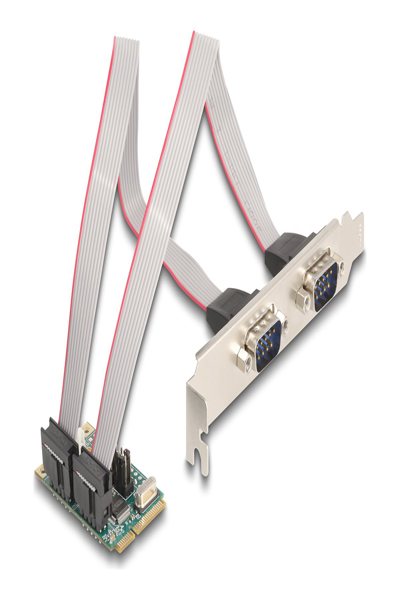 Delock Serial adapter - PCIe 1.2 Full Mini Card low profile - 95276