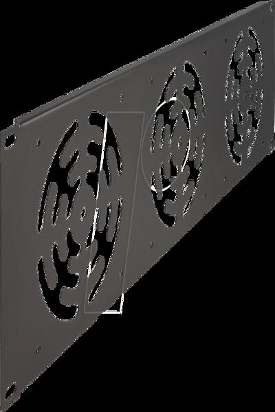 Couvercle de rack Delock - pour 3 ventilateurs, 120 x 120 mm