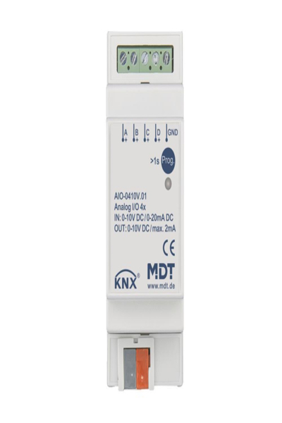 Actionneur de couplage MDT AIO-0410V.01 4 voies 2TE REG 0-10V
