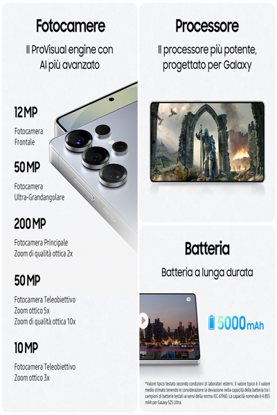 Samsung Galaxy S25 Ultra - Smartphone - 512 GB - SM-S938BZTGEUE