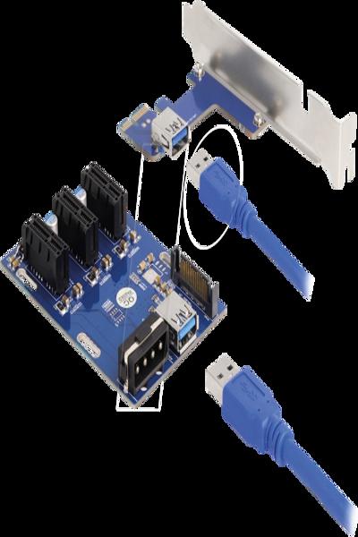 Delock Riser-kort - 41442