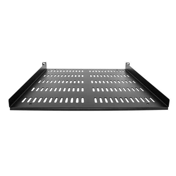 1U Vented Universal Rack Mount Cantilever Tray 19in - SHELF-1U-20-FIXED-V
