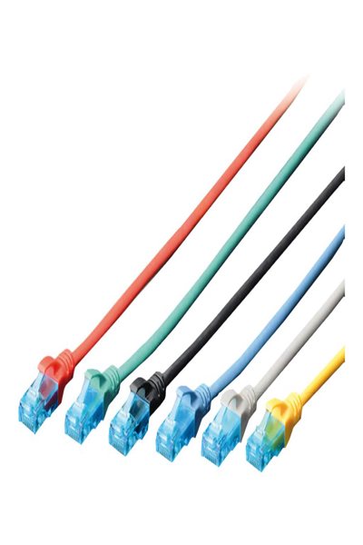 DIGITUS 0.25m Cat5e U/UTP - 0.25 m - Cat5e - U/UTP (UTP) - RJ-45 - RJ-45 - Green