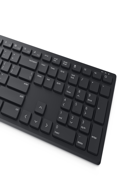 Dell KM5221W - Full-size (100%) - Wireless - RF Wireless - AZERTY - Black - Mouse included - KM5221WBKB-BEL