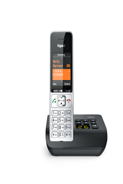 Gigaset Comfort 500A Silver Black Phone - S30852-H3023-B101