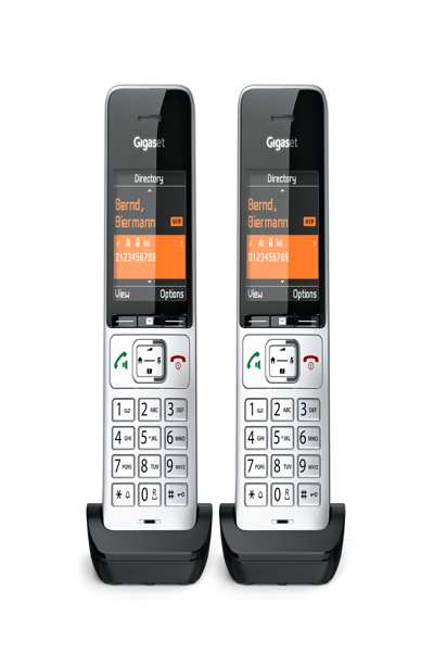 Gigaset COMFORT 500HX Duo Silver-Black Handset/Charger - L36852-H3061-R101
