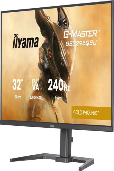 Iiyama GB3295QSU-B1 Gaming Monitor 32" TFT G-Master Flat Screen - GB3295QSU-B1