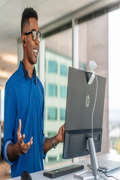 Poly Studio P5 USB-A Webcam TAA, 4 MP, 1920 x 1080 pixels, Full HD, 30 fps, 4x, USB - 76U43AA