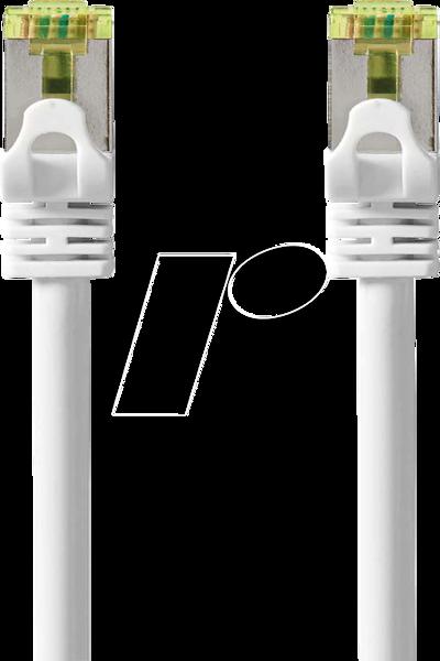 Nedis N CCGL85420WT025 - Patchkabel - Cat.7 Rohkabel weiÃƒÅ¸ - Network - CAT 7 cable/RJ45 plug