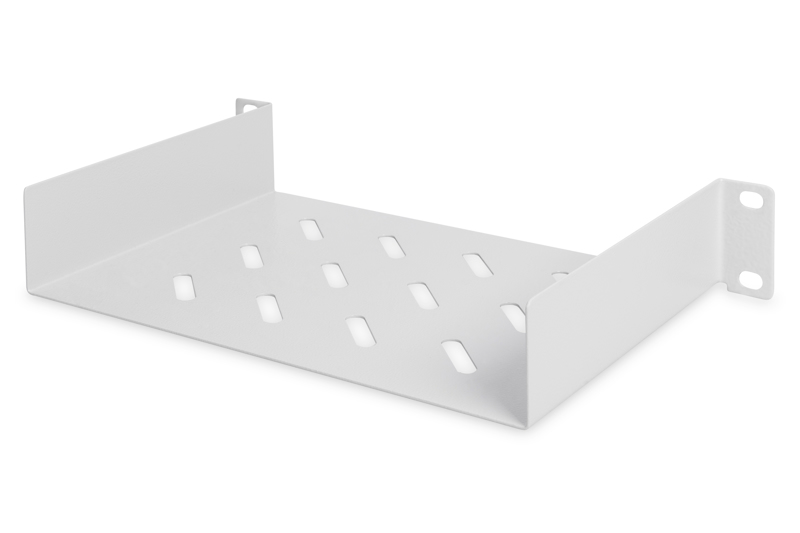 DIGITUS 10inch Fixed Shelf 1U Gray - DN-10 TRAY-1