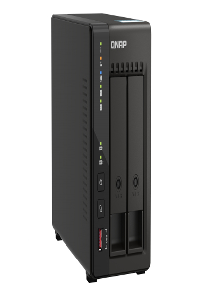 QNAP TS-253E NAS tower 8GB 16TB - TS-253E-8G/2XST8000VN004