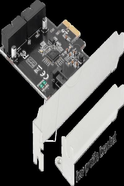 Delock PCI Express-kort till 2 x intern USB 3.0-stifthuvud - 90387