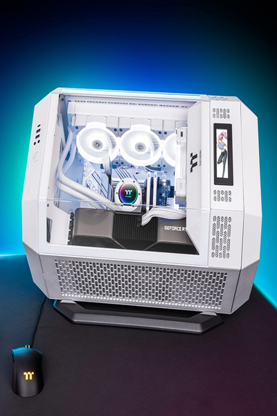 Thermaltake The Tower 300 Mini Snow White - CA-1Y4-00S6WN-00