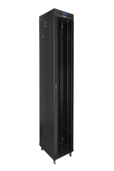 Lanberg 19-Inch 600x800 Glass Door LCD Rack