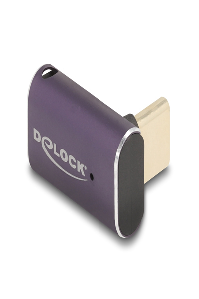Delock USB-adapter - 24-stifts USB-C (hane) till 24-stifts USB-C (hona) vinklad - 60289
