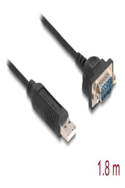 Delock USB RS-232 Adapter 2.0 to D-Sub 9 Plug - 67321