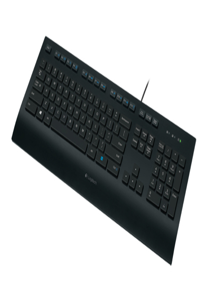 Logitech Keyboard K280e for Business - Full-size (100%) - Wired - USB - Black - 920-008158