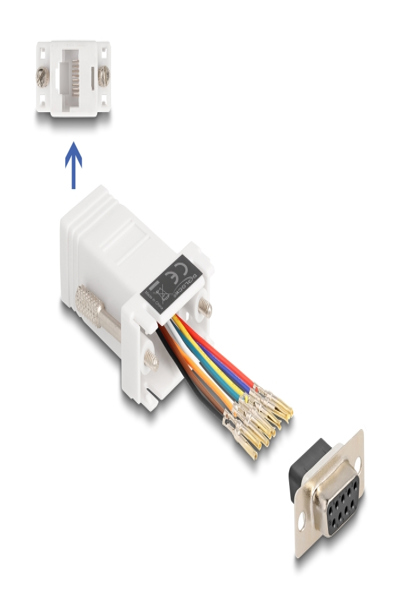 Adaptateur série Delock - DB-9 (F) vers RJ-45 (F)
