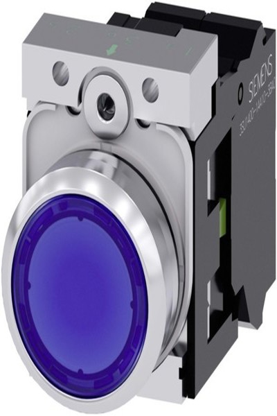 Siemens 3SU1152-0AB50 Push Button 22mm Round Blue