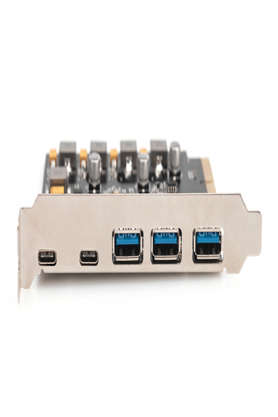 DIGITUS PCIe-kort 2x USB-C + 3x USB A - DS-30222