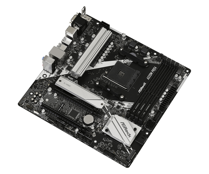 ASRock A520M Pro4 Micro ATX AM4 A520 Moderkort - 90-MXBDU0-A0UAYZ