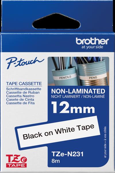 Brother TZe-N231 - Svart på vitt - TZEN231
