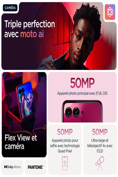 Motorola Solutions Motorola razr 60 Ultra 16/512GB Cabaret pink - PB8R0061PL