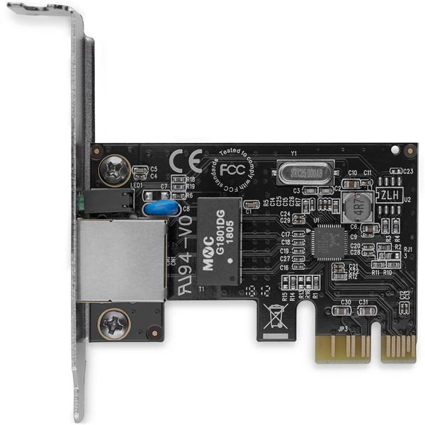StarTech Gigabit Ethernet PCI Express Low Profile Network Card - PCIe Server NIC Network Adapter - Network Adapter - PCIe Low Profile - Gigabit Ethernet x 1 (ST1000SPEX2L) - ST1000SPEX2L