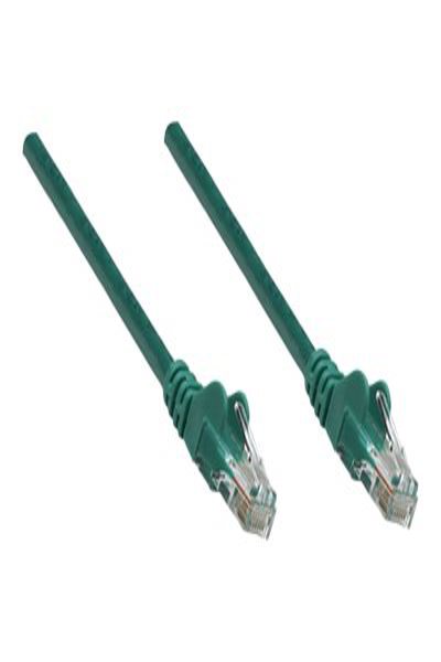 Intellinet nätverkspatchkabel, Cat5e, 2m, grön, CCA, U/UTP - 318990