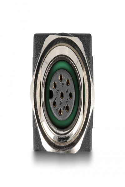 Adaptateur réseau Delock - 8 broches M12 (F) vissable vers RJ-45 (F)