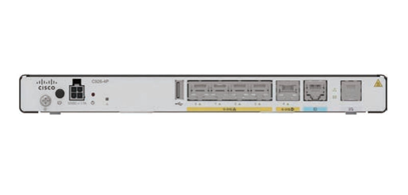 Cisco C927-4PM - Ethernet WAN - Gigabit Ethernet - DSL WAN - Black - C927-4PM