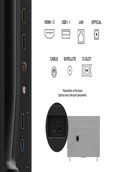 TCL V6C 43V6C TV 43" 4K ULTRA HD SMART WI-FI METALLIC - 43V6C