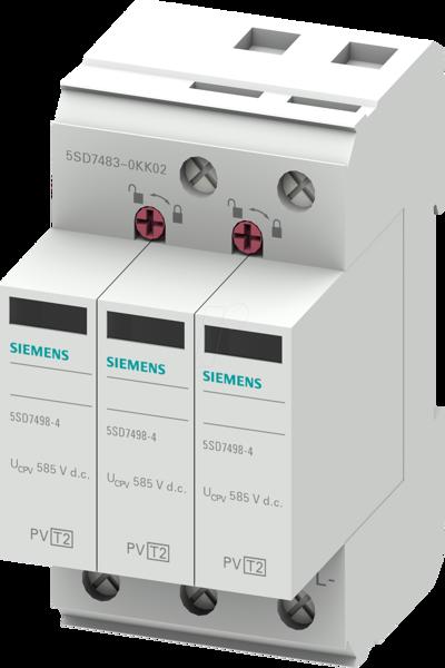 Siemens SIE 5SD74 1000 - Photovoltaic arrester, 2+V circuit, 1000 V DC