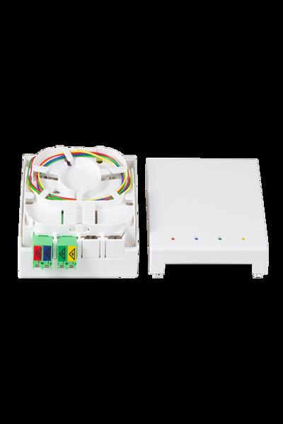 LogiLink FB4LC30: FTTH Box 2x LCD/APC, 30m Cable - FB4LC30