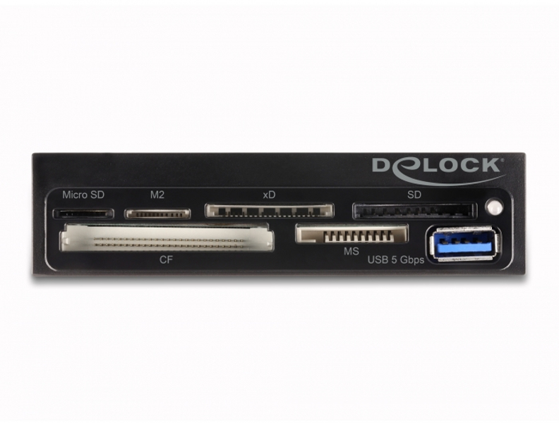 Delock Card reader - (3.5") (multi-format) - USB 3.2 Gen 1 (91759) - 91759