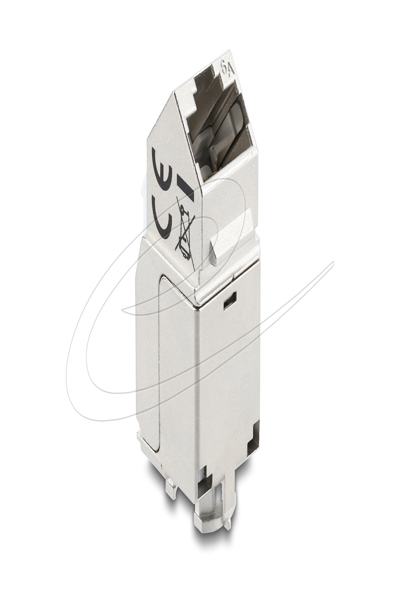 Delock Keystone Module RJ45 Socket to LSA Cat.6a 45° Angled