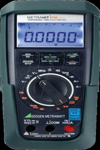 GMC Instruments METRAHIT PM XTRA Multimeter 60000 Counts