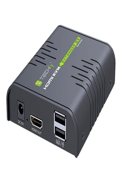Techly 120m HDMI KVM extender over network cable - IDATA-HDMI-KVM2