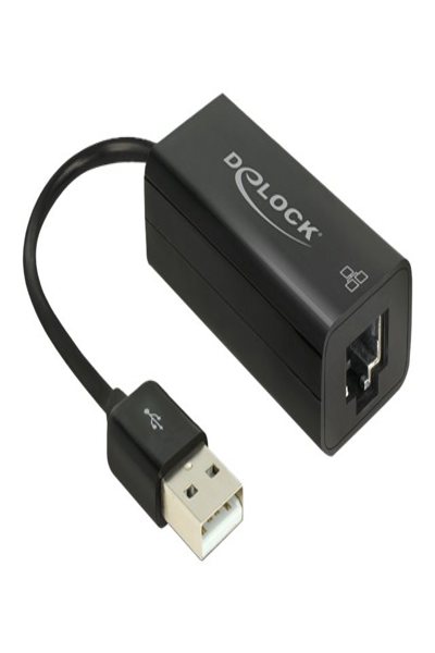 Delock Adapter USB 2.0 > LAN 10/100 Mb/s - 62595