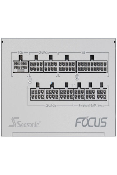 Seasonic nätaggregat 850W Focus-GX-850 ATX3 Modular Gold W - Nätaggregat - ATX - FOCUS-GX-850-V4-WHITE
