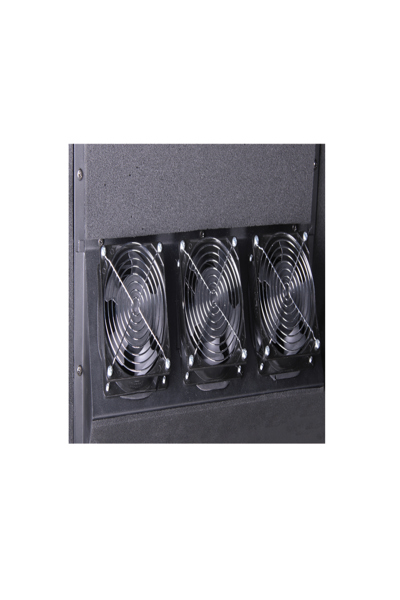 DIGITUS 483 mm (19") SOUNDproof rack - Freestanding rack - 17U - 1000 kg - Key lock - 138 kg - Black - DN-19 17U-SO-C