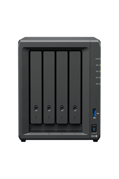 Synology DiskStation DS423+ NAS-disk 40 TB svart - DS423+ + 4X ST10000VN000